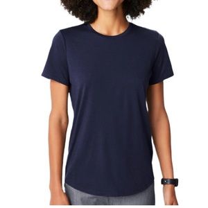 Figs Underscrub Short Sleeve Top Navy Blue